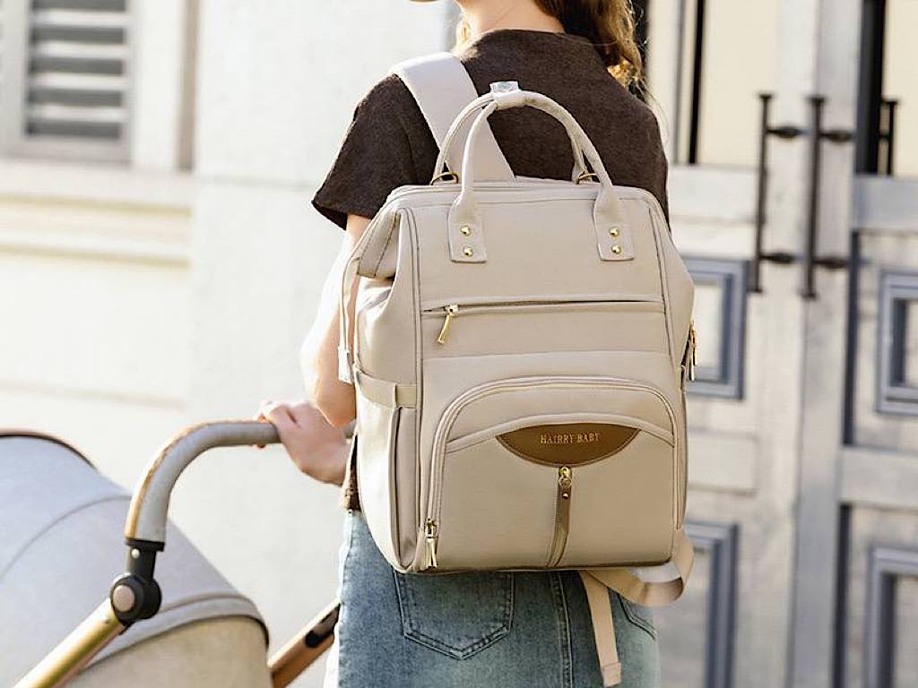 کوله پشتی و ساک لوازم نوزادی طرح hairry baby