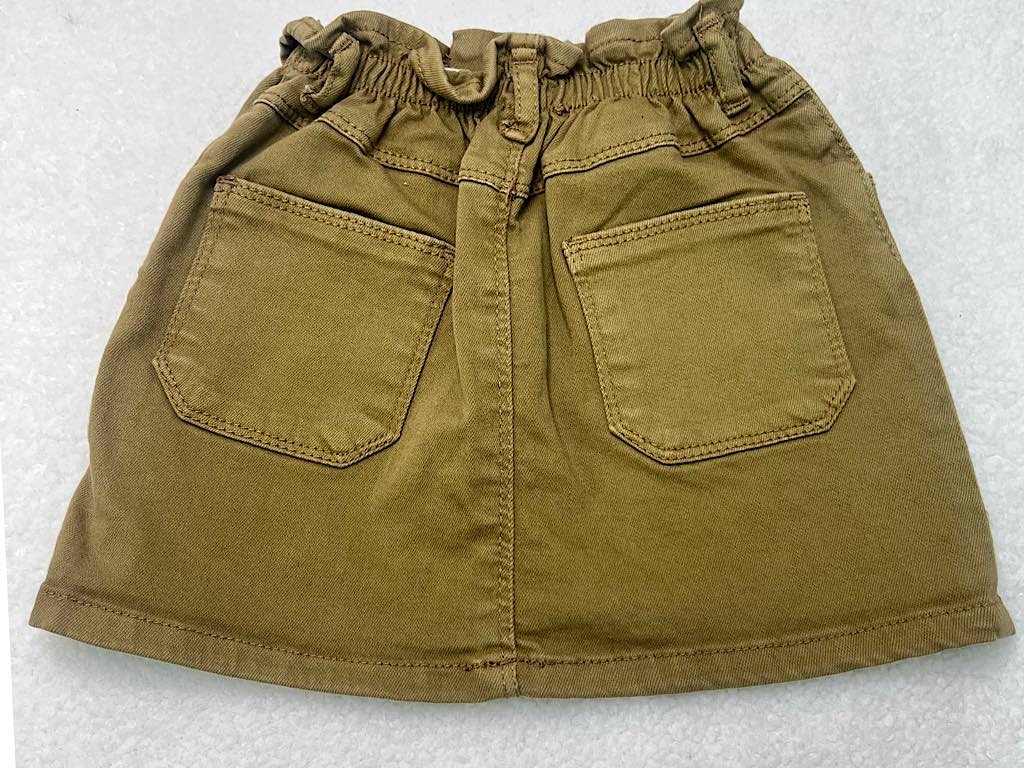 دامن کتان  نوزادی  سبز زیتونی  رنگ Gap denim