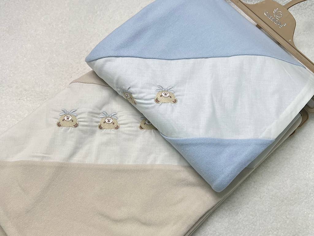 دورپیچ 2 لایه نوزادی طرح خرس فلکسی flexi