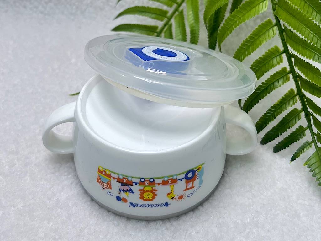 ظرف غذا داخل استیل سوپاپ دار حجم 180 میل babysafe