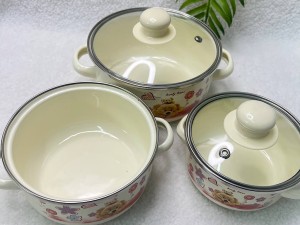 سرویس قابلمه نوزاد و کودک 6 پارچه لعابی beko