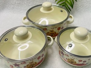 سرویس قابلمه نوزاد و کودک 6 پارچه لعابی beko