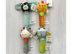 جغجغه سوسیسی بوقی طرح حیوانات JOLLY BABY