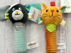 جغجغه سوسیسی بوقی طرح حیوانات JOLLY BABY