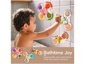 اسپینر چسبان پاپتی 3 عددی طرح حیوانات اسباب بازی SPINNING TOYS