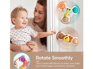 اسپینر چسبان پاپتی 3 عددی طرح حیوانات اسباب بازی SPINNING TOYS