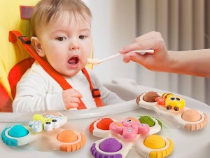 اسپینر چسبان پاپتی 3 عددی طرح حیوانات اسباب بازی SPINNING TOYS