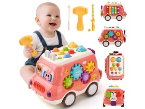 ماشین اسباب بازی 6 در 1 چند منظوره بلزدار و موزیکال KIDS