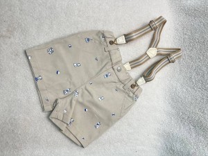 شومیز و شلوارک پسرانه با ساسبند طرح جنتلمن  ایندیگو indigo
