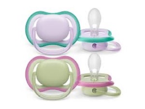 پستانک ارتودنسی دو عددی نوزادی 6-0 ماه مدل ultra air فیلیپس اونت philips avent