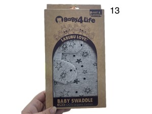 قنداق چسبی همراه با کلاه و دستکش baby4life