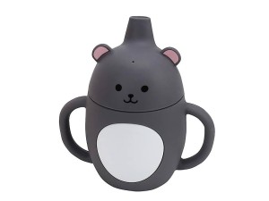 لیوان آبمیوه خوری سیلیکونی  و دسته دار عروسکی only baby