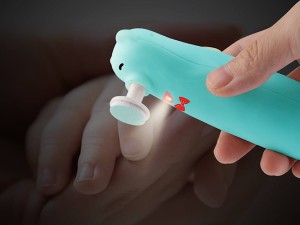 سوهان برقی شارژی و چراغدار ناخن نوزاد و کودک طرح تدی