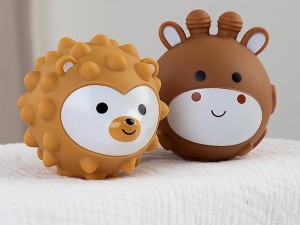 توپ حسی و دست ورزی و پوپت سه عددی  SENSORY BALL