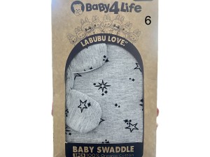 قنداق چسبی همراه با کلاه و دستکش baby4life