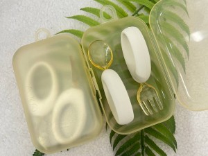 ست قاشق و چنگال دسته گرد سیلیکونی قابدار طرح HEORSHE