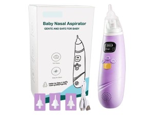 پوآر برقی موزیکال  و چراغدار سه سرعته بینی نوزاد و کودک asp
