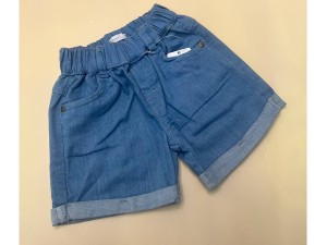 شلوارک کتان کاغذی رنگ جین روشن طرح آتی تی Atiti پاپو papo