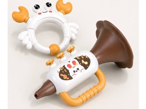 ست جغجغه و اسباب بازی چهار عددی نوزاد مدل Baby Rattle طرح حیوانات