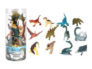 مجموعه فیگور 12 عددی  دایناسور مدل Dinosaur World