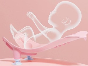 استند روشویی شستشوی نوزاد طرح تدی صورتی