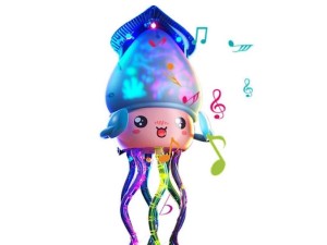 عروسک موزیکال و چراغ‌دار اختاپوس متحرک مدل Squid