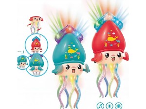 عروسک موزیکال و چراغ‌دار اختاپوس متحرک مدل Squid