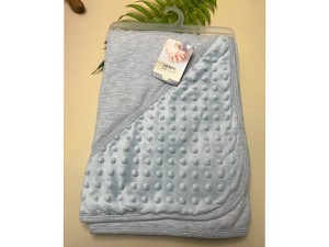 پتو نوزادی کلاه دار یک رو مخمل و یک رو آستر نخ پنبه carters کارترز