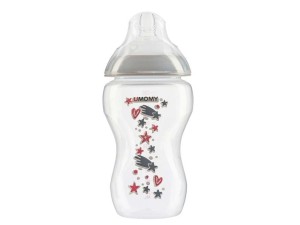 شیشه شیر یومامی طرح اسب تک شاخ و ستاره مدل گودسنس گنجایش 330 میلی لیتر بسته 2 عددی یومامی umomy