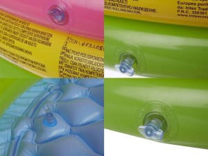 استخر بادی کودک طرح تدی و ساحل اینتکس intex در اندازه 22*61 سانتی متر