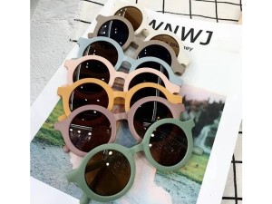 عینک آفتابی تاشو  طرح گرد (5-3 سال)