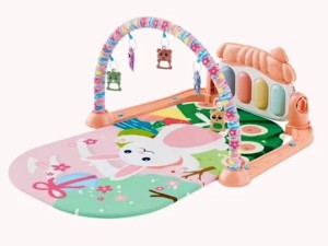 تشک بازی نوزادی موزیکال دارای پیانو طرح حیوانات tii baby