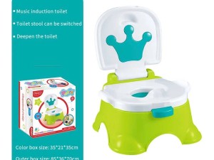 قصری موزیکال (توالت فرنگی) کودک طرح تاج fisher price