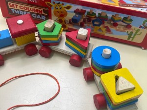 قطار چوبی مونته سوری اشکال totoyo
