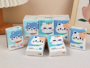 دستمال کاغذی طرحدار  بچگانه 8 برگی (سایز کوچک)