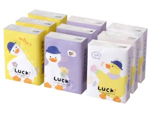 دستمال کاغذی طرحدار  بچگانه 8 برگی (سایز کوچک)