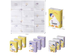 دستمال کاغذی طرحدار  بچگانه 8 برگی (سایز کوچک)