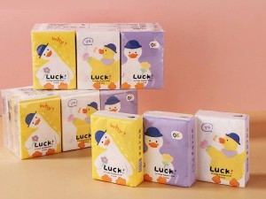 دستمال کاغذی طرحدار  بچگانه 8 برگی (سایز کوچک)