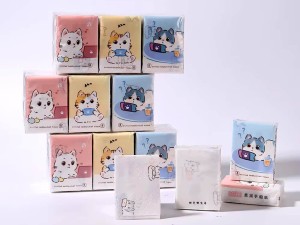 دستمال کاغذی طرحدار  بچگانه 8 برگی (سایز کوچک)