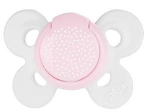 پستانک ارتودنسی سیلیکونی دو عددی دخترانه 6-2  ماه مدل physio forma comfort چیکو chicco