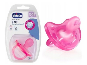 پستانک سیلیکونی ارتودنسی مدل فیزیو سافت16 الی 36  ماه تک عددی چیکو CHICCO