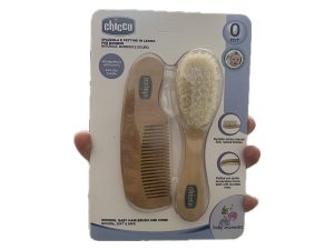 ست شانه و برس چوبی نوزادی چیکو chicco