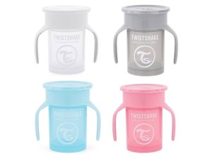 لیوان 360 درجه دسته دار حجم 230 میلی لیتر TWISTSHAKE