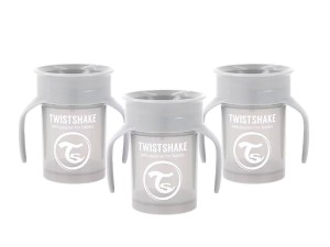 لیوان 360 درجه دسته دار حجم 230 میلی لیتر TWISTSHAKE