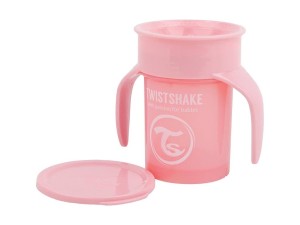 لیوان 360 درجه دسته دار حجم 230 میلی لیتر TWISTSHAKE