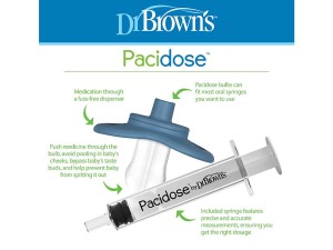 سرنگ داروخوری پستانکی با دو سایز متفاوت  دکتر براون  Dr browns