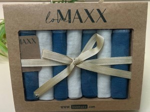 پک دستمال دهان 7 عددی نوزادی لاو مکث love maxx