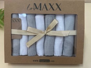 پک دستمال دهان 7 عددی نوزادی لاو مکث love maxx