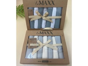 پک دستمال دهان 7 عددی نوزادی لاو مکث love maxx