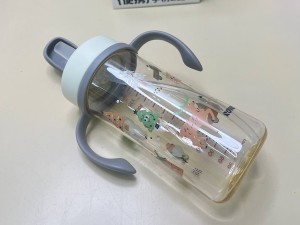 لیوان نی دار دو منظوره و دسته دار نوزادی 360ml رووکو rovco